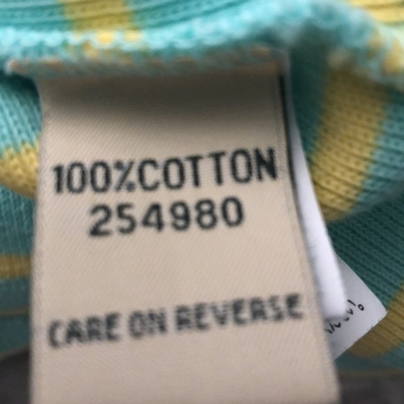 L.L. Bean Cotton Knit Stripped Sweater Size Med - Picture 4 of 6